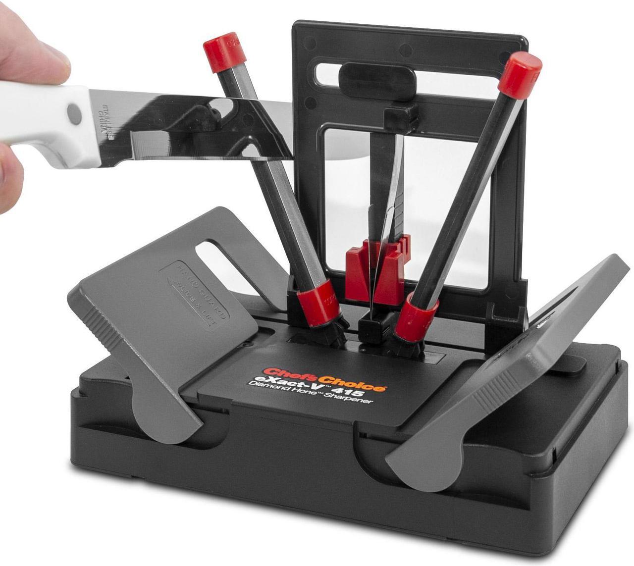 Alt view image 4 of 8 - Chefs Choice 415 Exact V 2 Stage Knife Sharpener