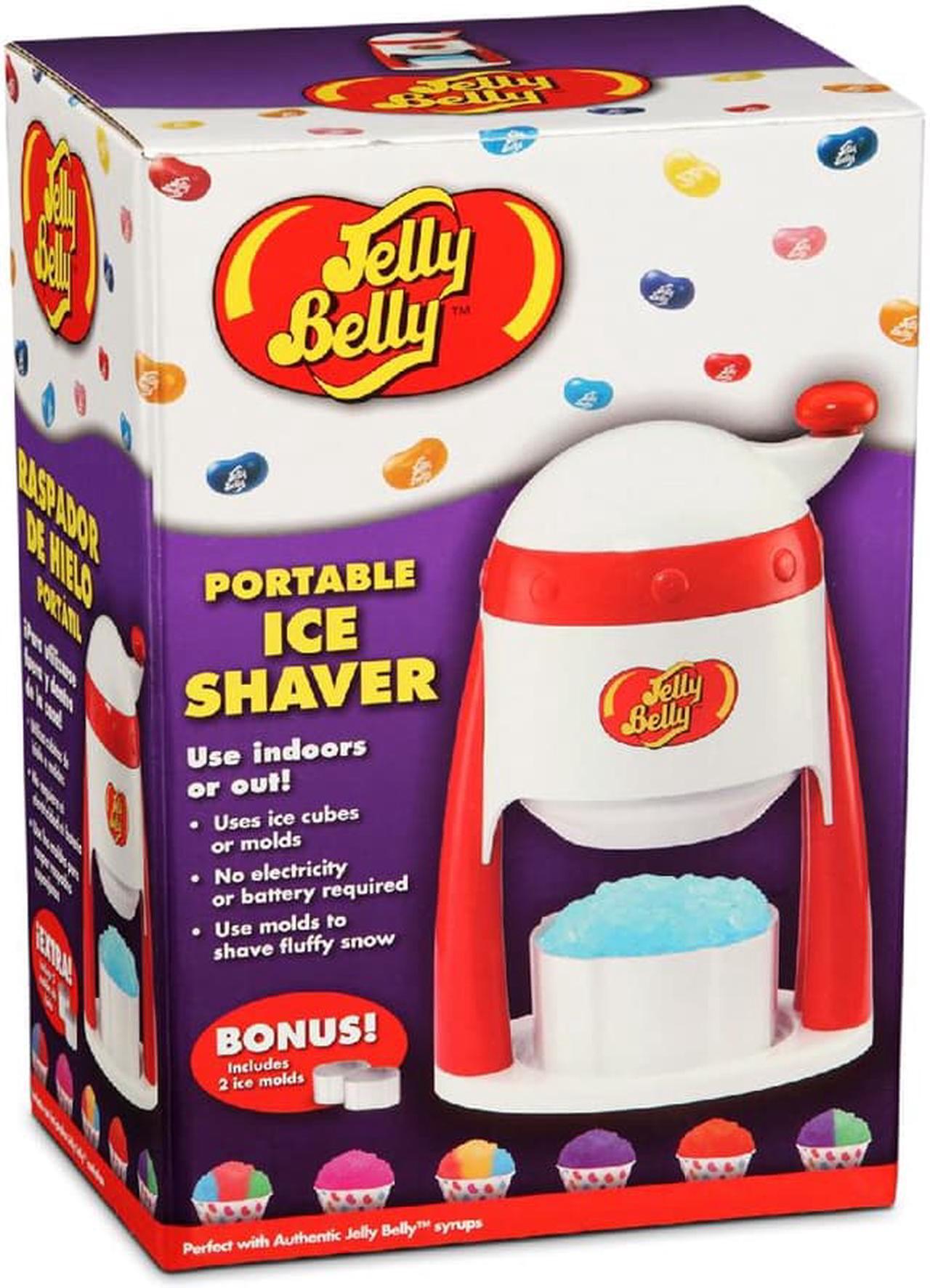 Alt view image 5 of 5 - Jelly Belly Portable Ice Shaver Snow Cone Machine with Bonus Ice Molds