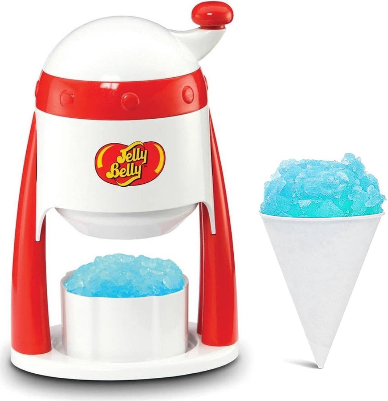Alt view image 3 of 5 - Jelly Belly Portable Ice Shaver Snow Cone Machine with Bonus Ice Molds