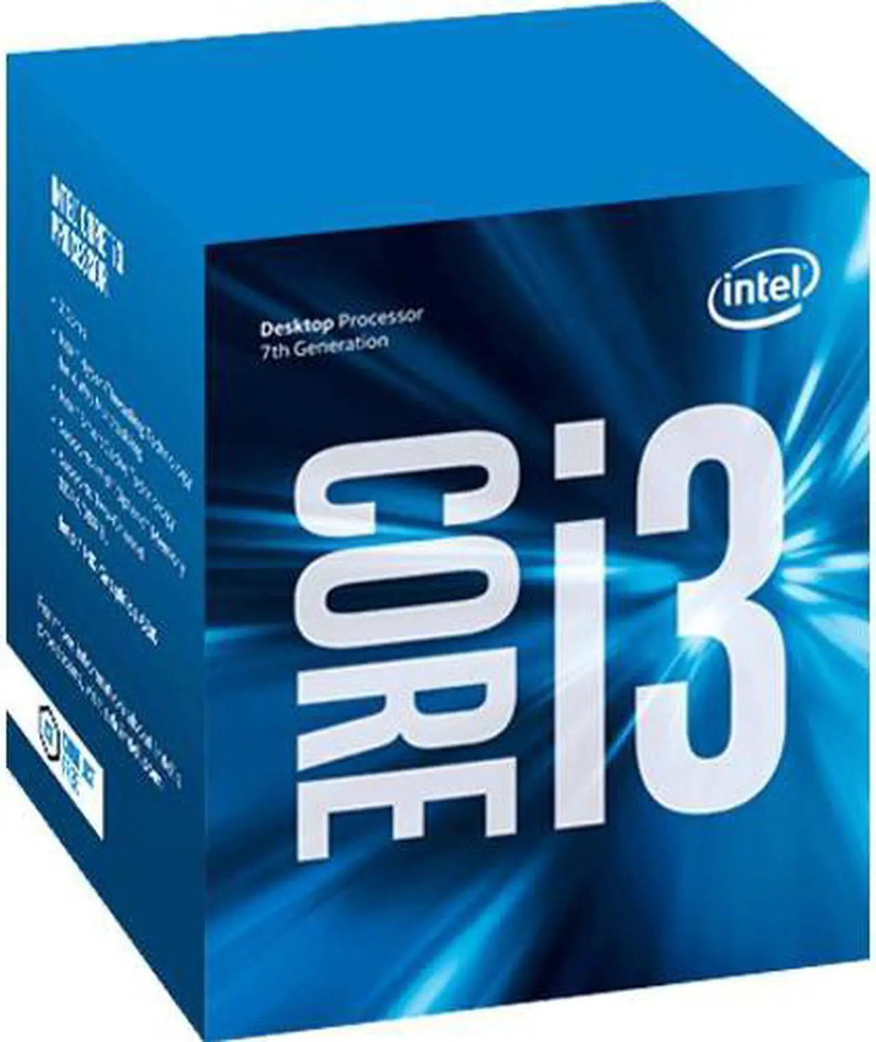 Alt view image 3 of 9 - Intel Core i3-7100 Kaby Lake Processor 3.9GHz 8.0GT/s 3MB LGA 1151 CPU,