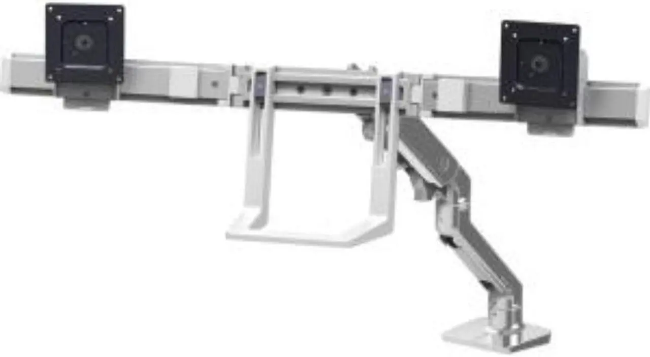 Alt view image 7 of 11 - HX DESK DUAL MONITOR ARM POLIS