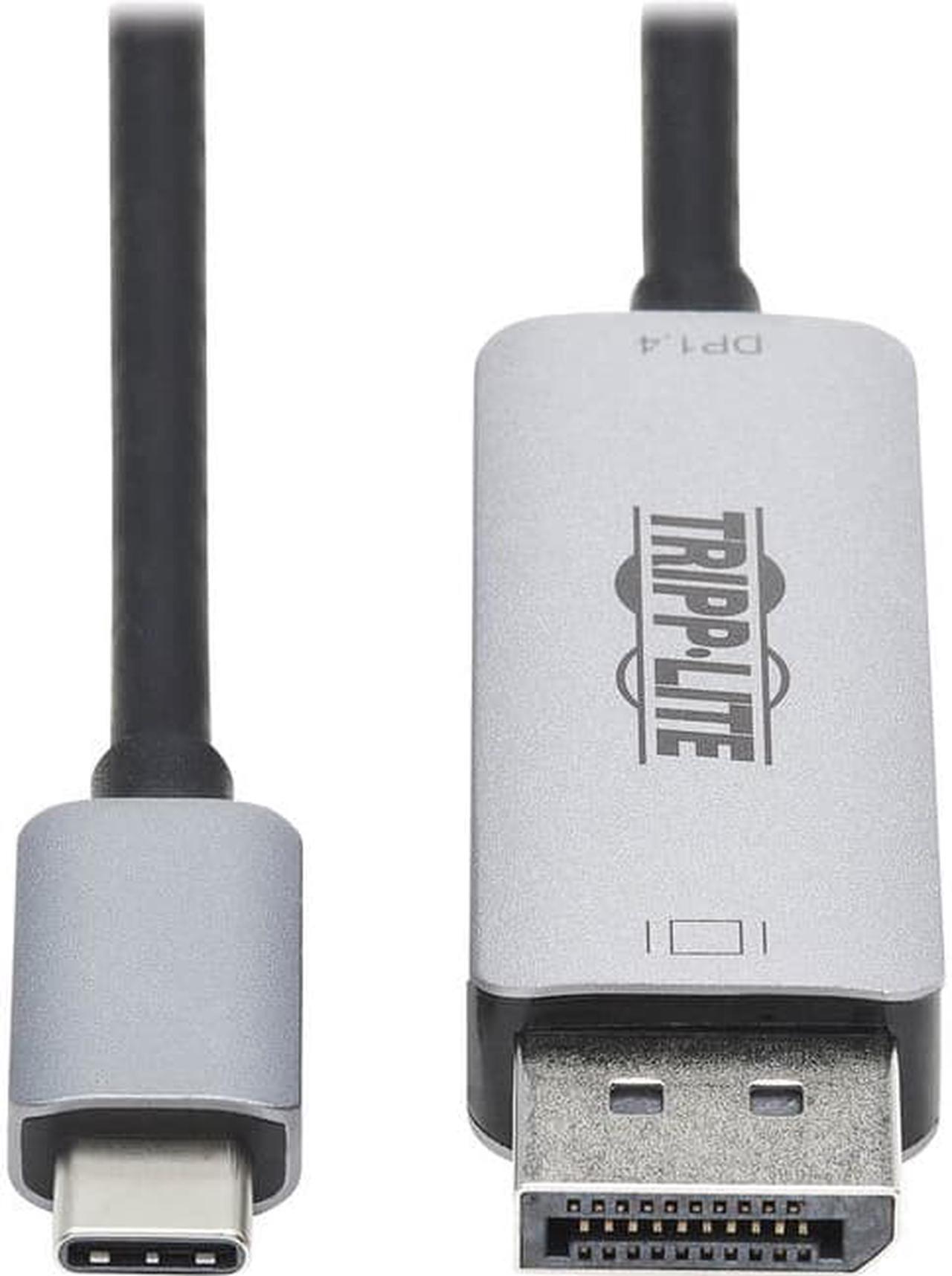 Alt view image 8 of 13 - Tripp Lite U444-006-Dp8se Displayport/Usb-C A/V Cable