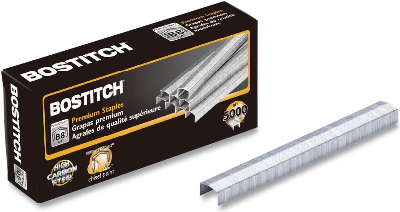Alt view image 2 of 11 - Bostitch Staples,F/B8,.25",5m/Bx STCRP211514