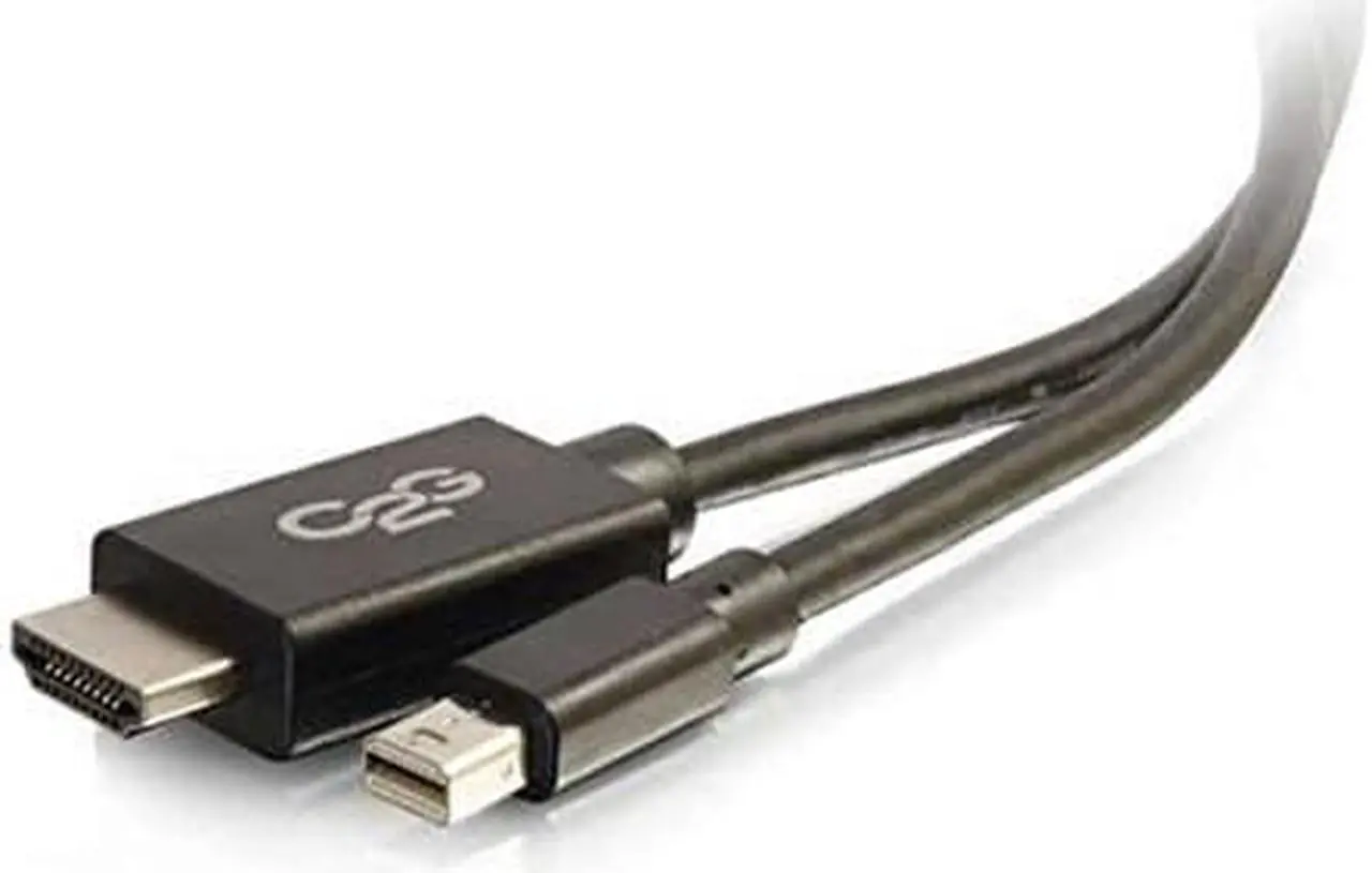 Alt view image 6 of 6 - C2g 10Ft Mini Displayport To Hdmi Adapter Cable - Black - Taa