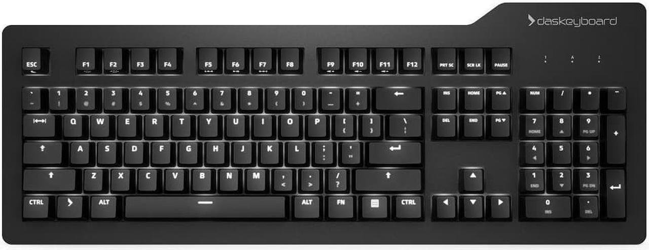 Alt view image 2 of 5 - DAS Keyboard DKP13-PRMXT00-US Prime 13 White Led Backlit Soft Tactile Mx Brown Mechanical Keyboar