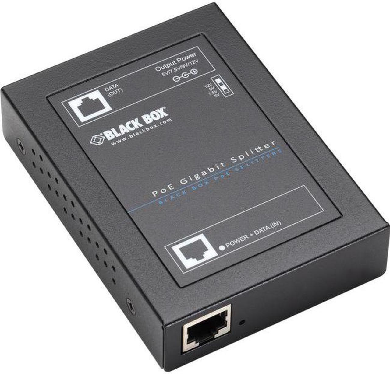 Alt view image 2 of 6 - Black Box Gigabit POE+ Splitter 802.3AT LPS2001