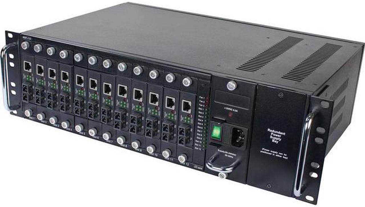 Main image of Tripp Lite 3U 12-Slot Media Converter Chassis Select N784-H N785-H N785CH12