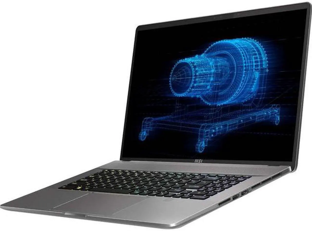 Main image of MSI Mobile Workstation Intel Core i9-12900H 64GB Memory 1 TB NVMe SSD NVIDIA RTX A5500 17.0" Touch Screen Windows 11 Pro 64-bit CreatorPro Z17 A12UMST-097