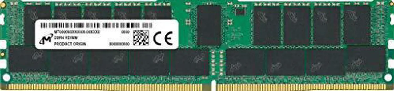 Alt view image 6 of 6 - Micron 16GB DDR4 3200 (PC4-25600) 1Rx8 CL22 1.2V RDIMM Server Memory Module - MTA9ASF2G72PZ-3G2E1