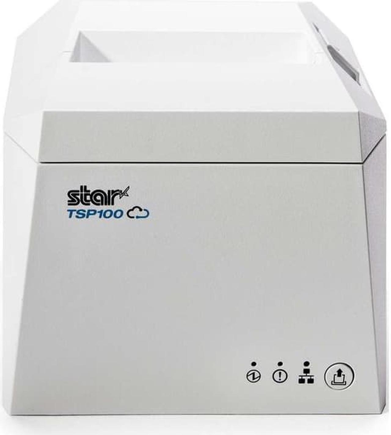 Star Micronics TSP143IVUE WHT US Desktop Direct Thermal Printer Monochrome White