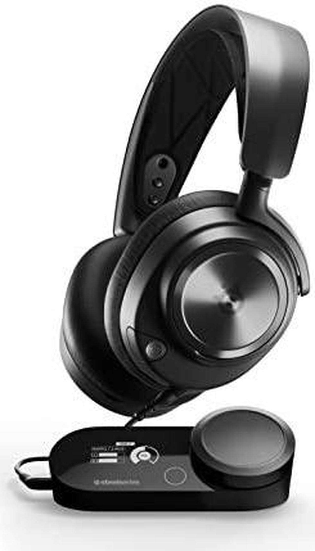 SteelSeries Arctis Nova ProMulti-System Gaming Headset - Premium Hi-Fi Drivers - Hi-Res Audio - 360° Spatial Audio - GameDAC Gen 2 - ESS Sabre Quad-DAC - Stealth Retractable Mic - PC, PS5, PS4, Switch