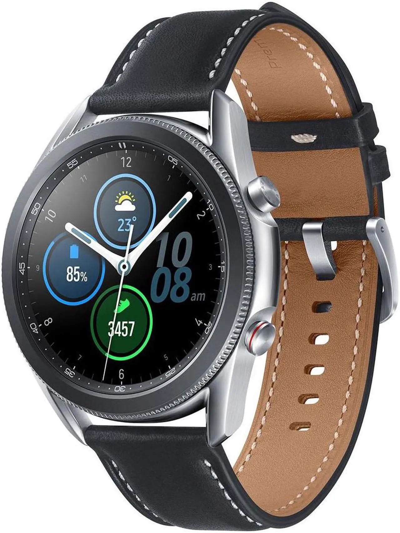 Main image of Samsung Galaxy Watch3 45MM Mystic Silver LTE SMR845UZSAXAR