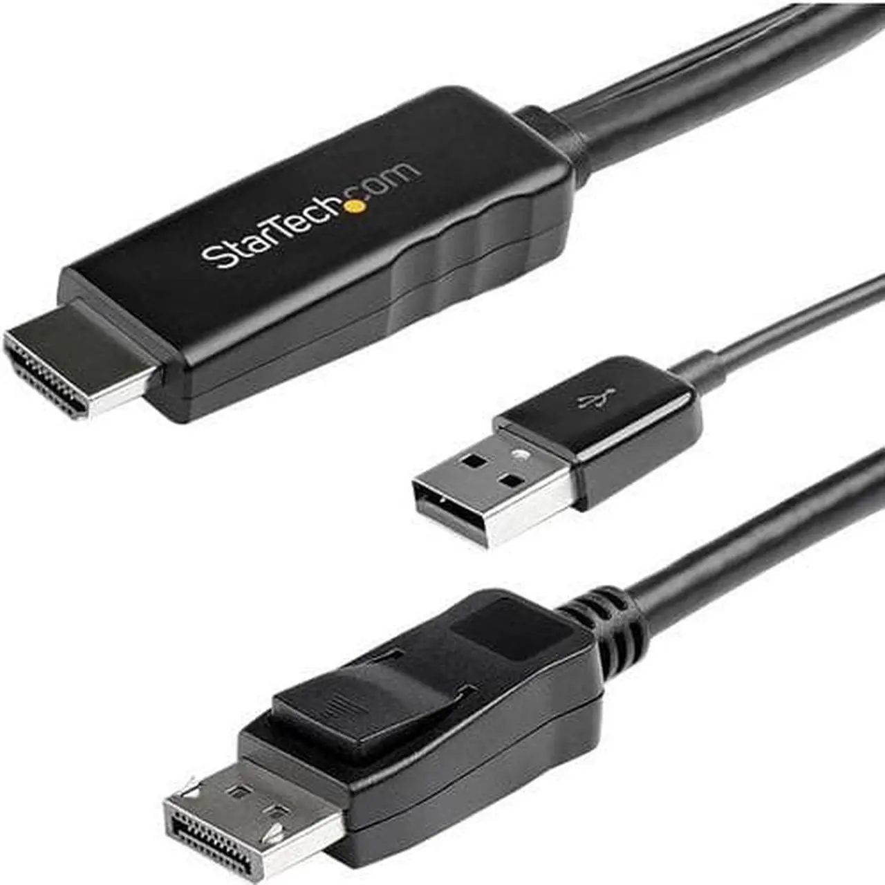 Main image of StarTech.com 3 m 9.8 ft. HDMI to DisplayPort Cable 4K 30Hz USB-powered Active HDMI to DisplayPort Cable HD2DPMM10 HD2DPMM3M