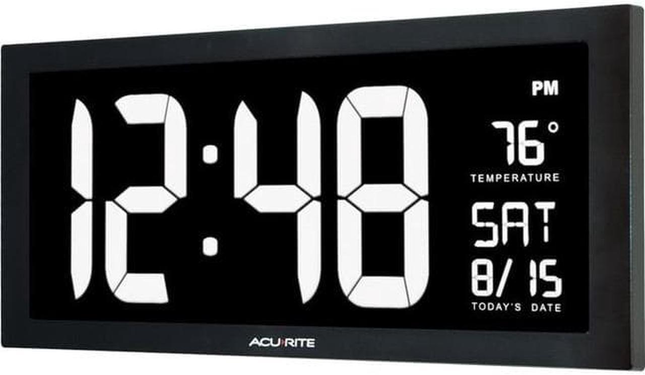 Alt view image 2 of 12 - CHANEY INSTRUMENTS 75127 AcuRite Digit 14.5 Wall Clock