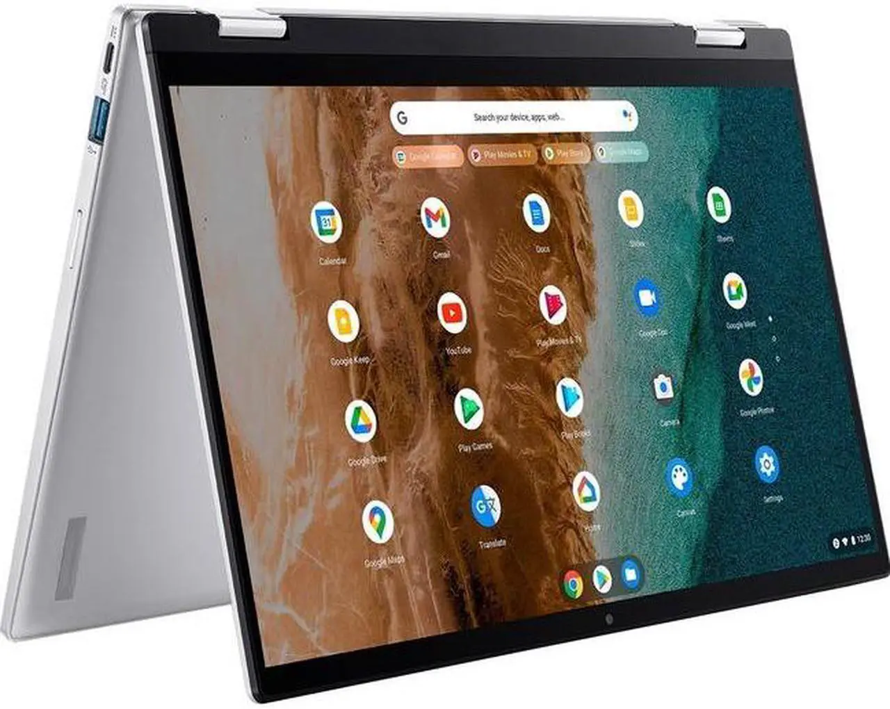 Main image of Acer Chromebook Enterprise Spin 514 Chromebook Intel Core i5-1130G7 8GB Memory 256 GB PCIe SSD 14.0" Touch Screen Chrome OS CP514-2H-52GL