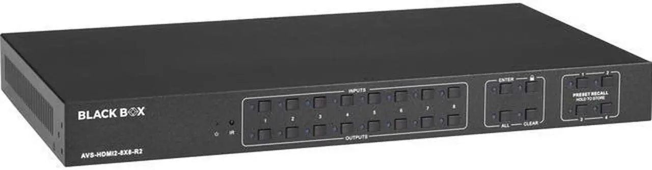 Alt view image 2 of 3 - Black Box Video Matrix Switcher - HDMI 2.0