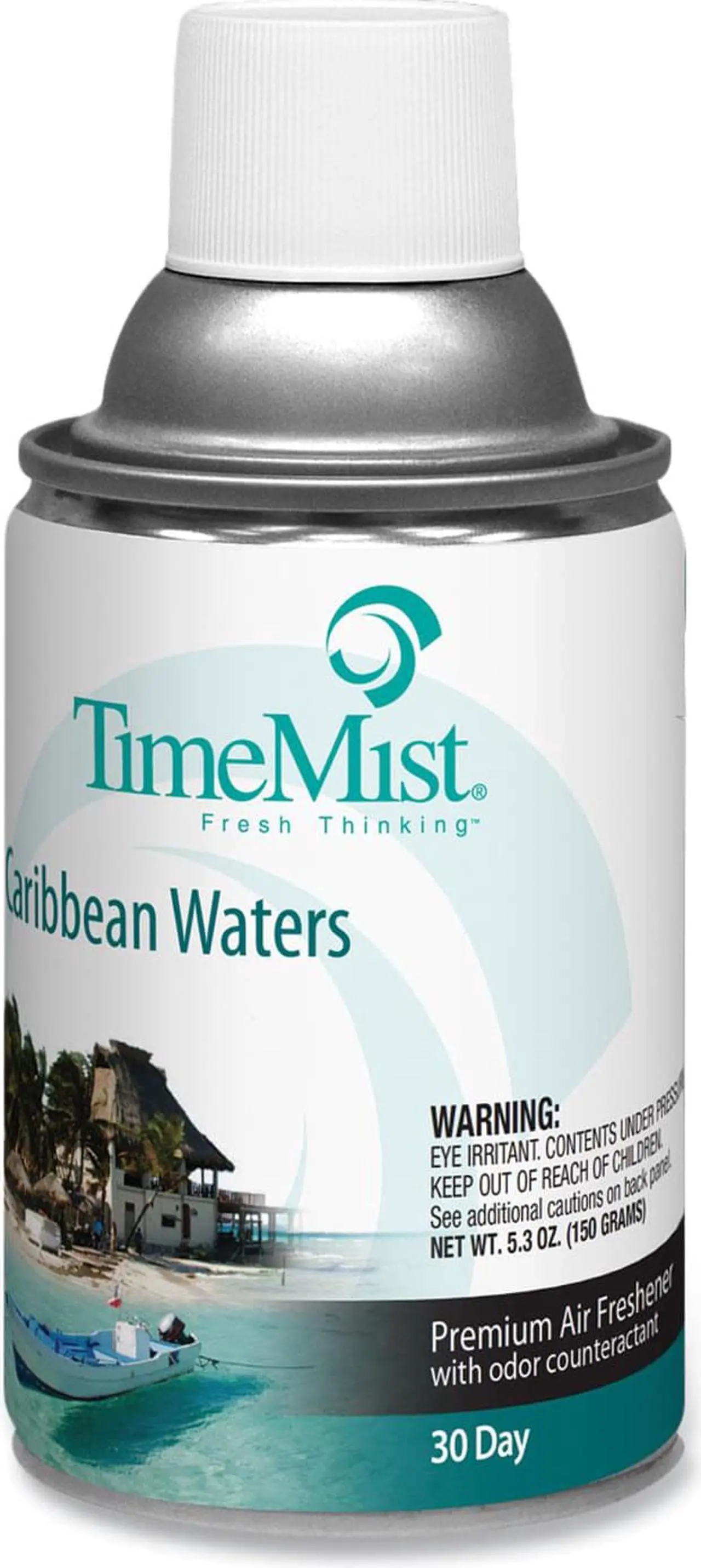 Alt view image 3 of 3 - Timemist Metered Fragrance Dispenser Refill Caribbean Waters 6.6 oz Aerosol