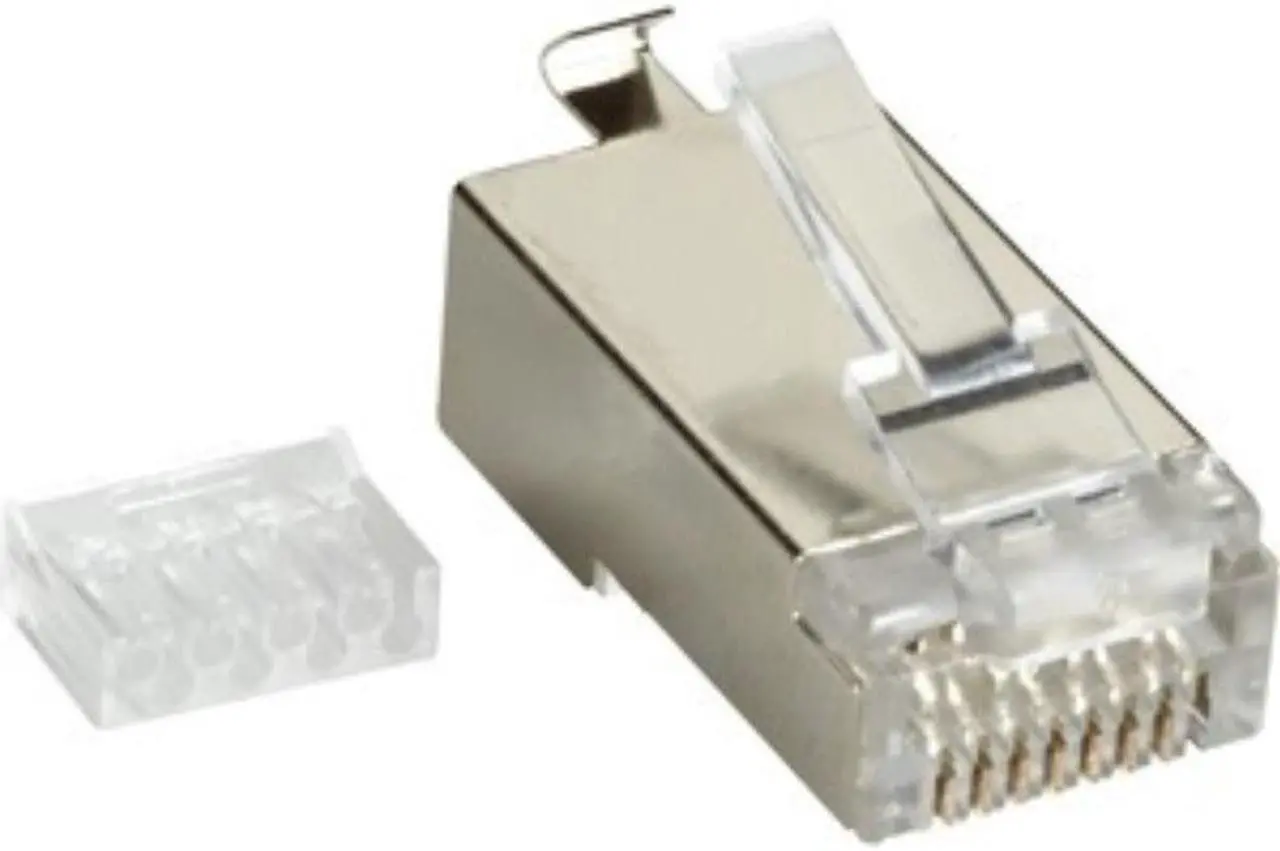 Alt view image 6 of 9 - MODULAR PLUG - CAT6, SHIELDED, RJ-45, 50-PACK, GSA, TAA, 45 DAY STANDARD RETURN