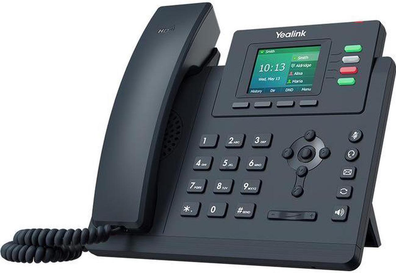 Yealink SIP-T33G IP Phone Corded Wall Mountable Desktop Classic Gray 1301046