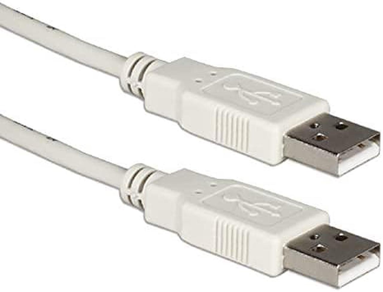 Main image of QVS USB Cable - 1 x Type A USB - 1 x Type A USB - 15ft - Beige