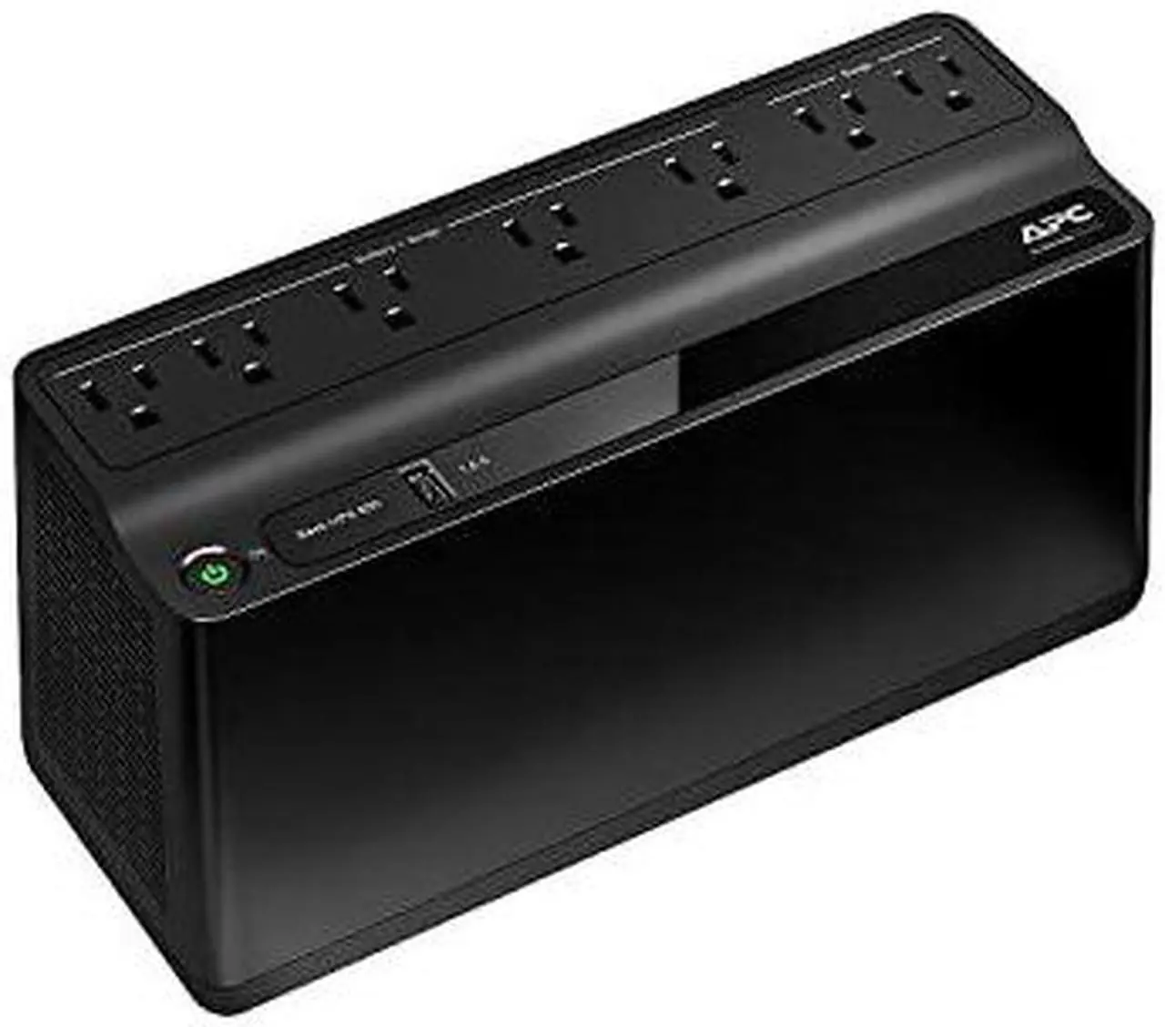 Alt view image 2 of 3 - apc back-ups 650 battery backup and surge protector black (bvn650m1)