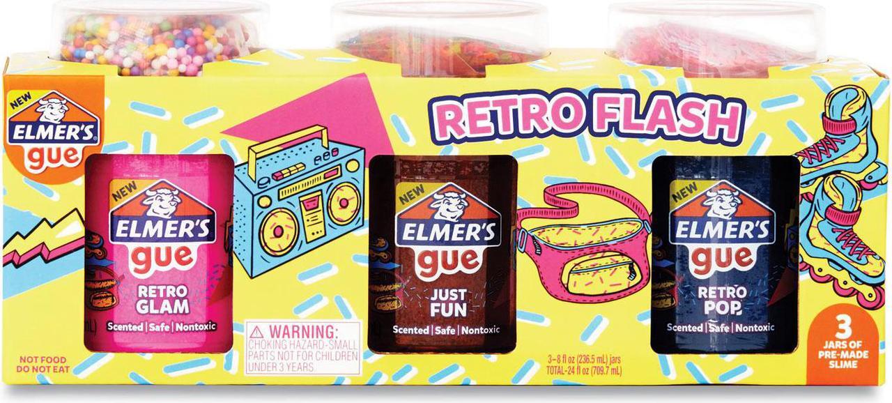 Main image of Elmer's Gue Premade Retro Flash Slime Kit 24 oz Assorted Colors 2122911