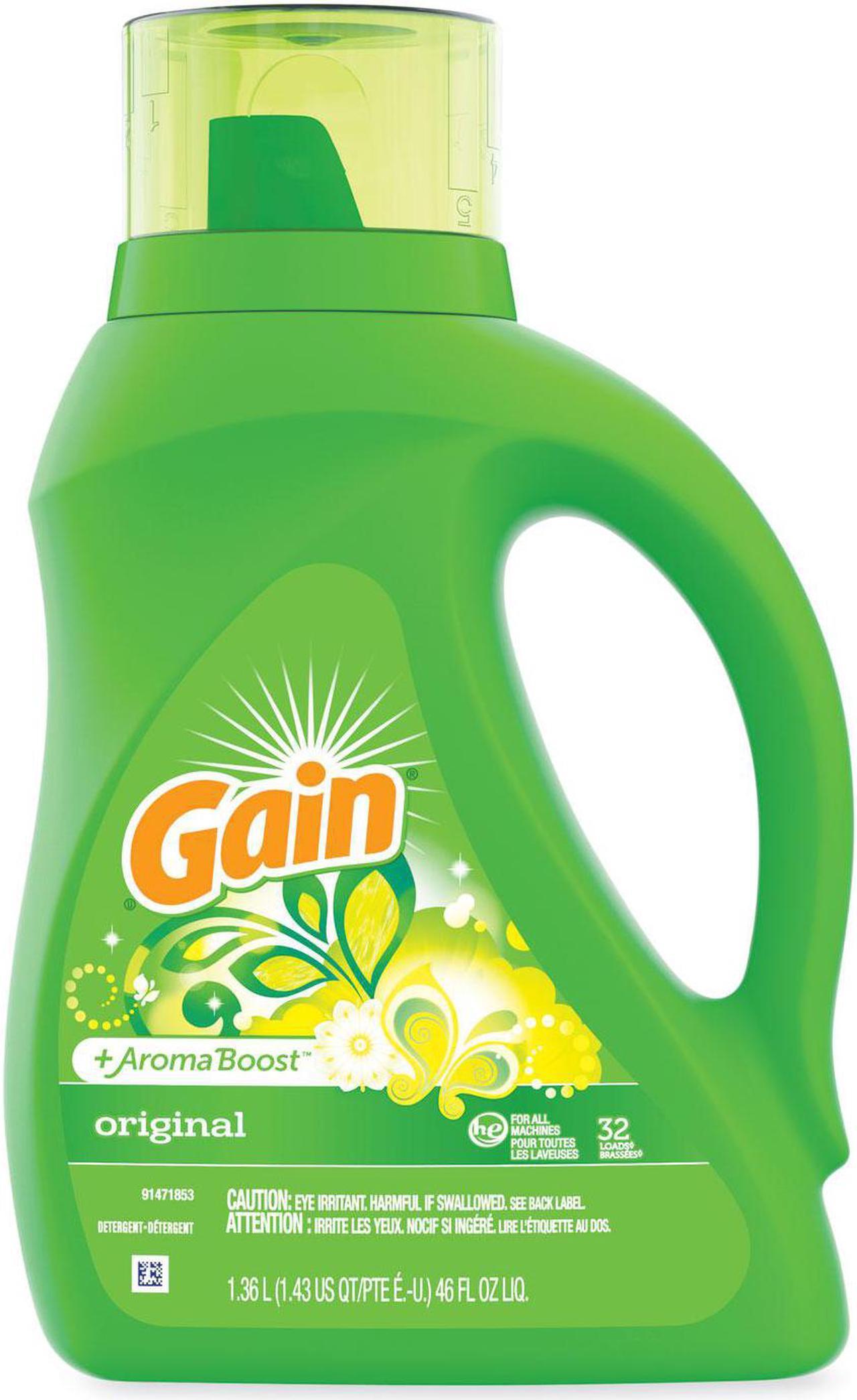 Main image of Gain Liquid Laundry Detergent Gain Original Scent 46 oz Bottle 6/Carton 55861