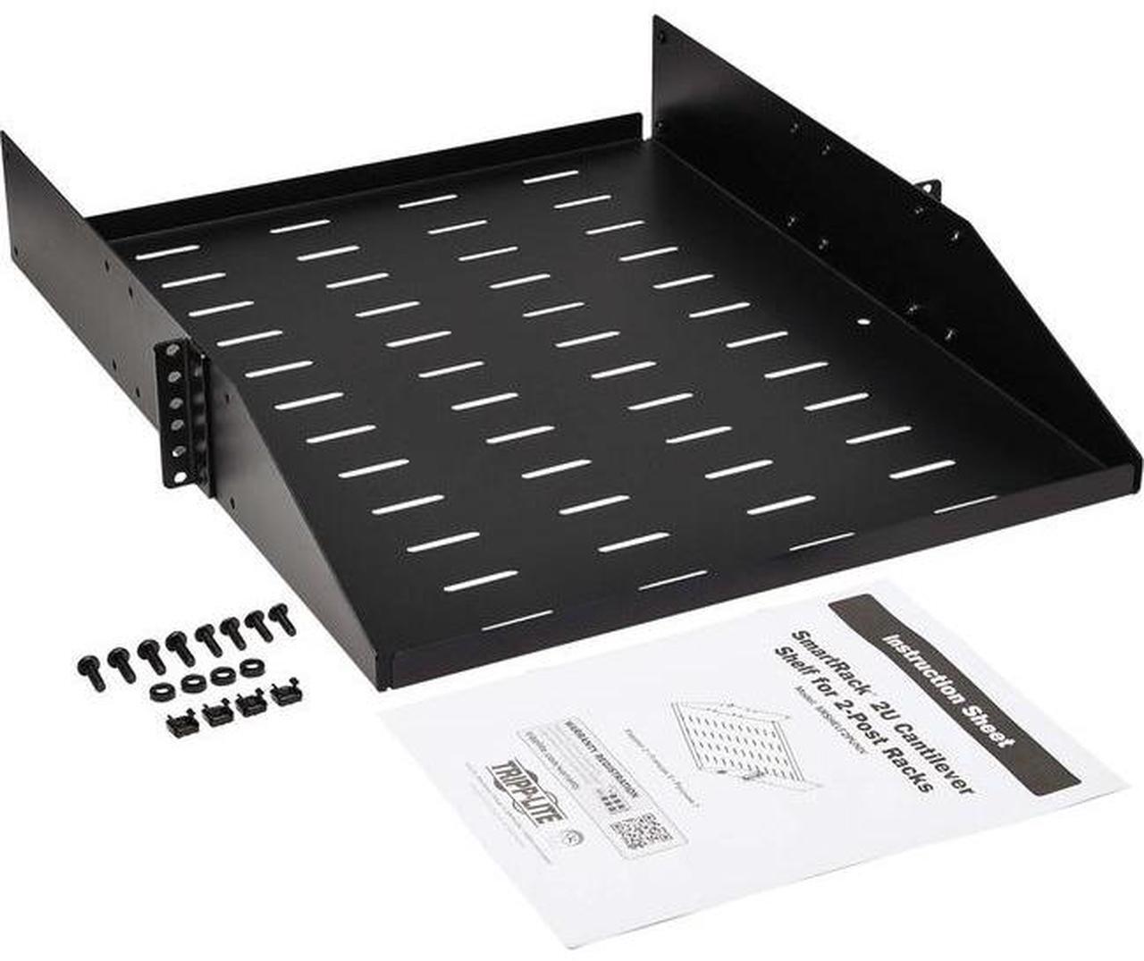 Main image of Tripp Lite 2U SmartRack Universal-Mount Steel Vented Rack Shelf SRSHELF2PUNIV