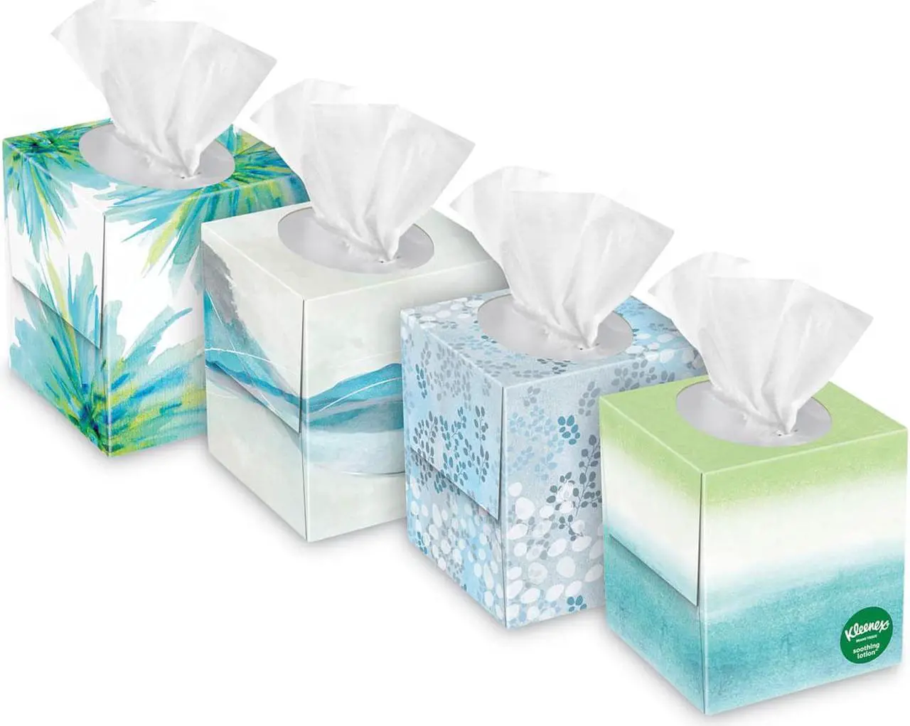 Main image of Kleenex Lotion Facial Tissue 3-Ply White 60 Sheets/Box 8/Carton 54289