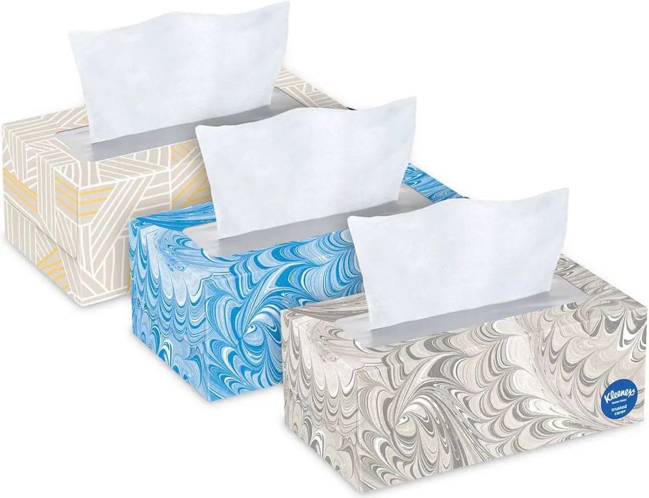 Main image of Kleenex Trusted Care Facial Tissue 2-Ply White 160 Sheets/Box 12/Carton 54303
