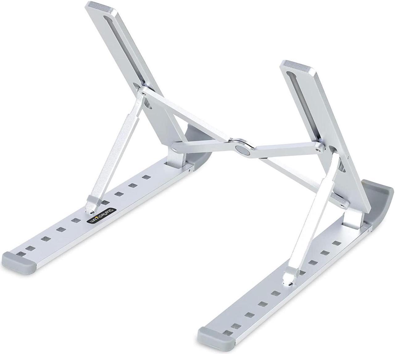 StarTech Foldable Laptop Riser Stand Silver LAPTOPRISERBAR