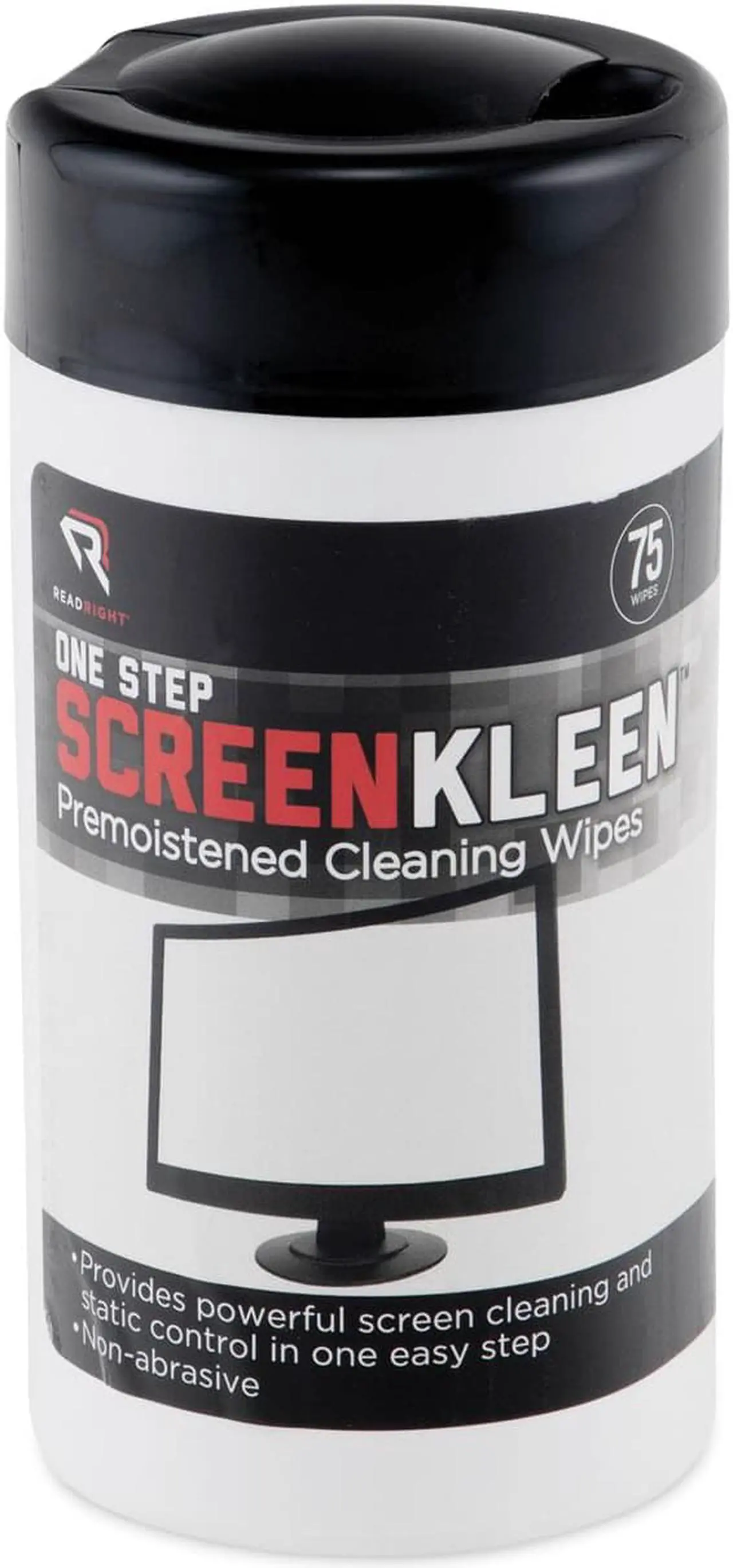 Alt view image 4 of 9 - Read Right Wipes,One-Step,75/Tub RR1409