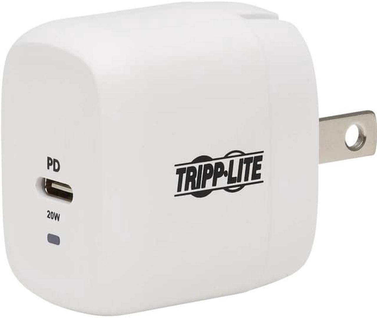 Tripp Lite Compact 1-Port USB-C Wall Charger GaN Technology 20W U280W0120C1G