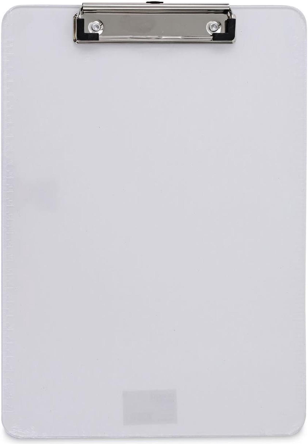 Alt view image 2 of 3 - General Supply 40310 Plastic Clipboard With Low Profile Clip 1/2 Inch Capacity, Holds 8 1/2 X 11, Clear
