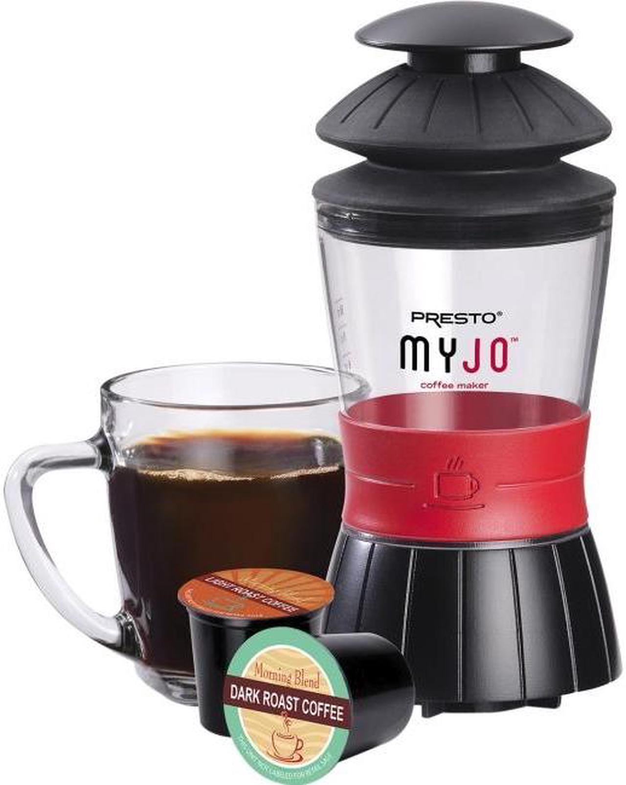Alt view image 13 of 20 - PRESTO 02835 MyJo Single Cup Coffee Maker, Red