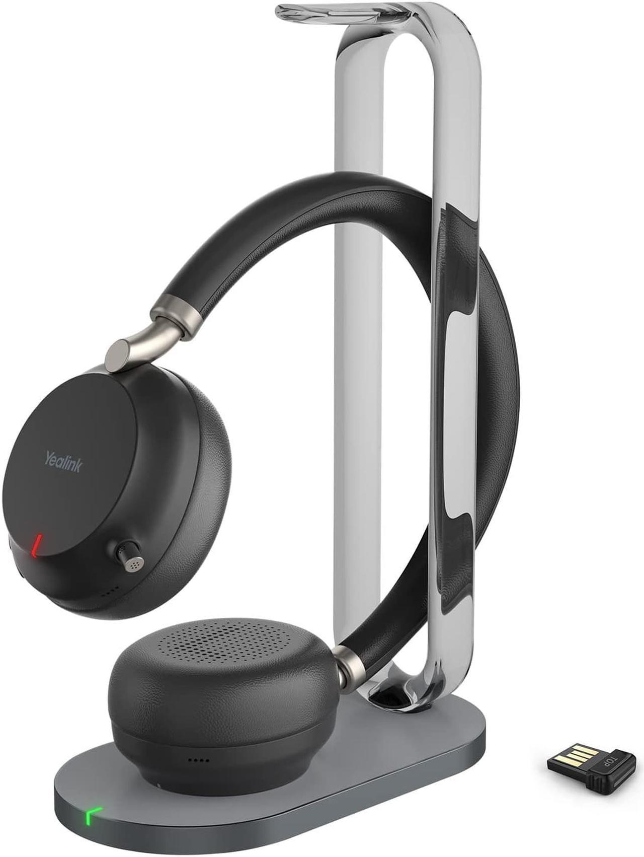 Yealink BH72 Teams Bluetooth Wireless Business Headset with Charging Stand