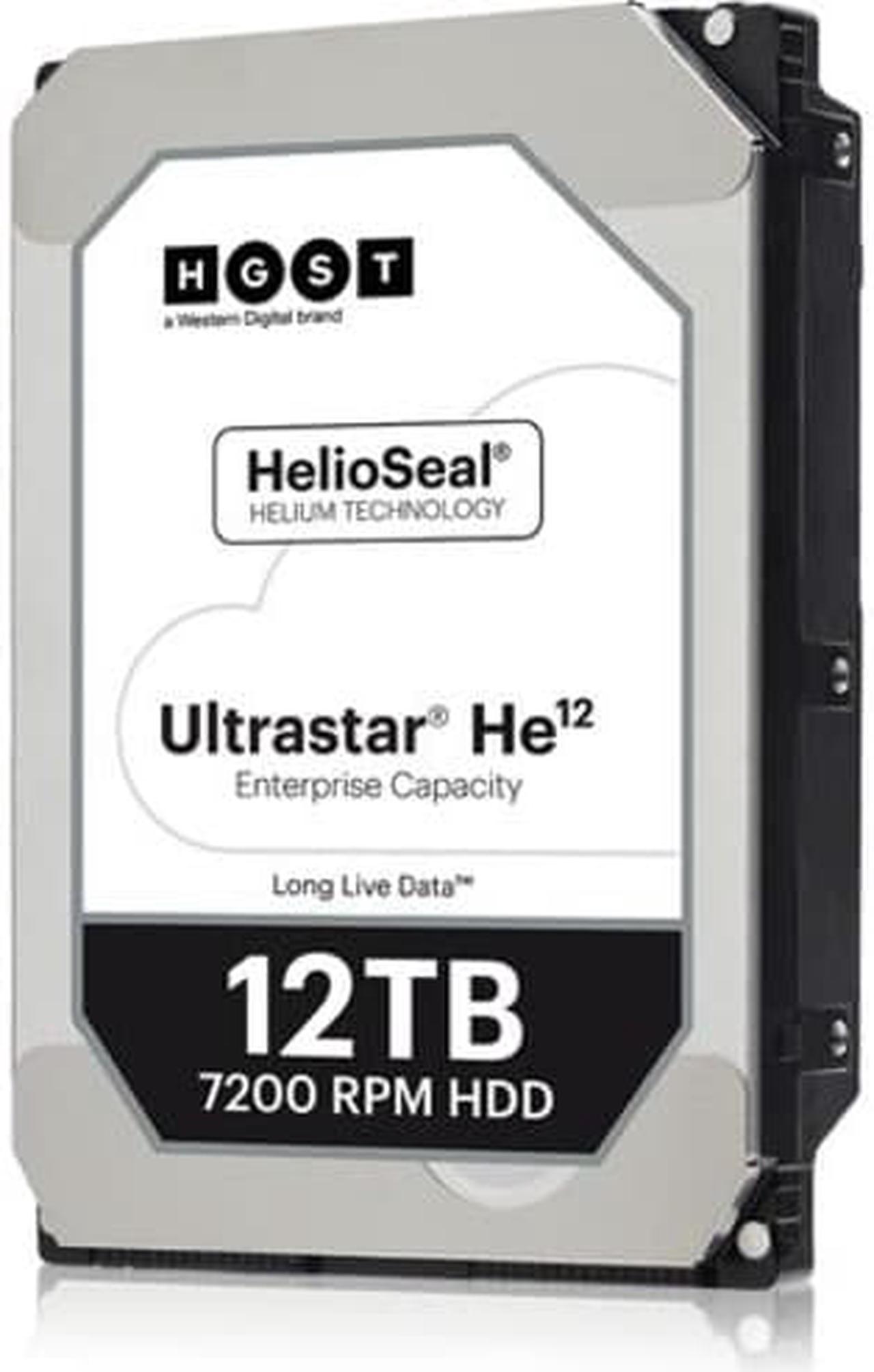 HGST Ultrastar He12 12TB 3.5" SAS 7200rpm Internal Hard Drive HUH721212AL5204