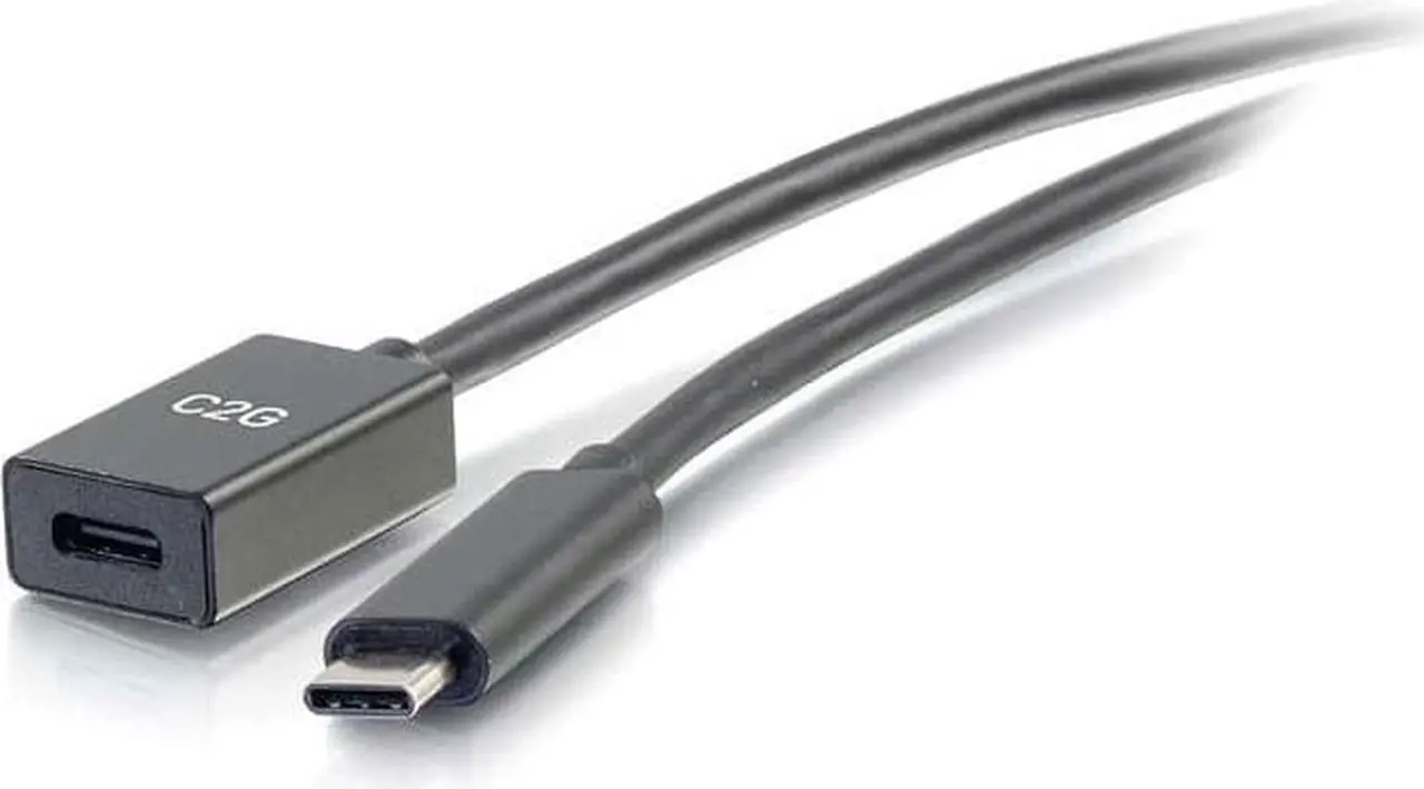 Alt view image 5 of 5 - C2G 28655 C2G 1FT USB C EXTENSION CABLE - 5G 3A - MALE TO FEMALE - USB TYPE C EXTENSION CA