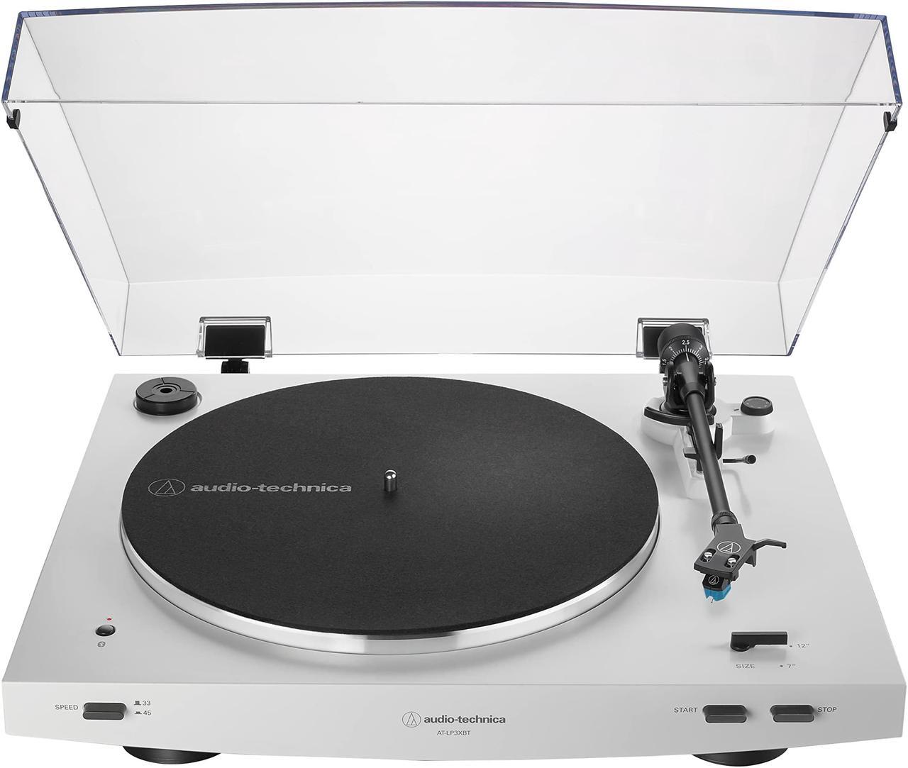 Alt view image 14 of 18 - Audio Technica Wireless & Analog Automatic Belt-Drive Turntable - White