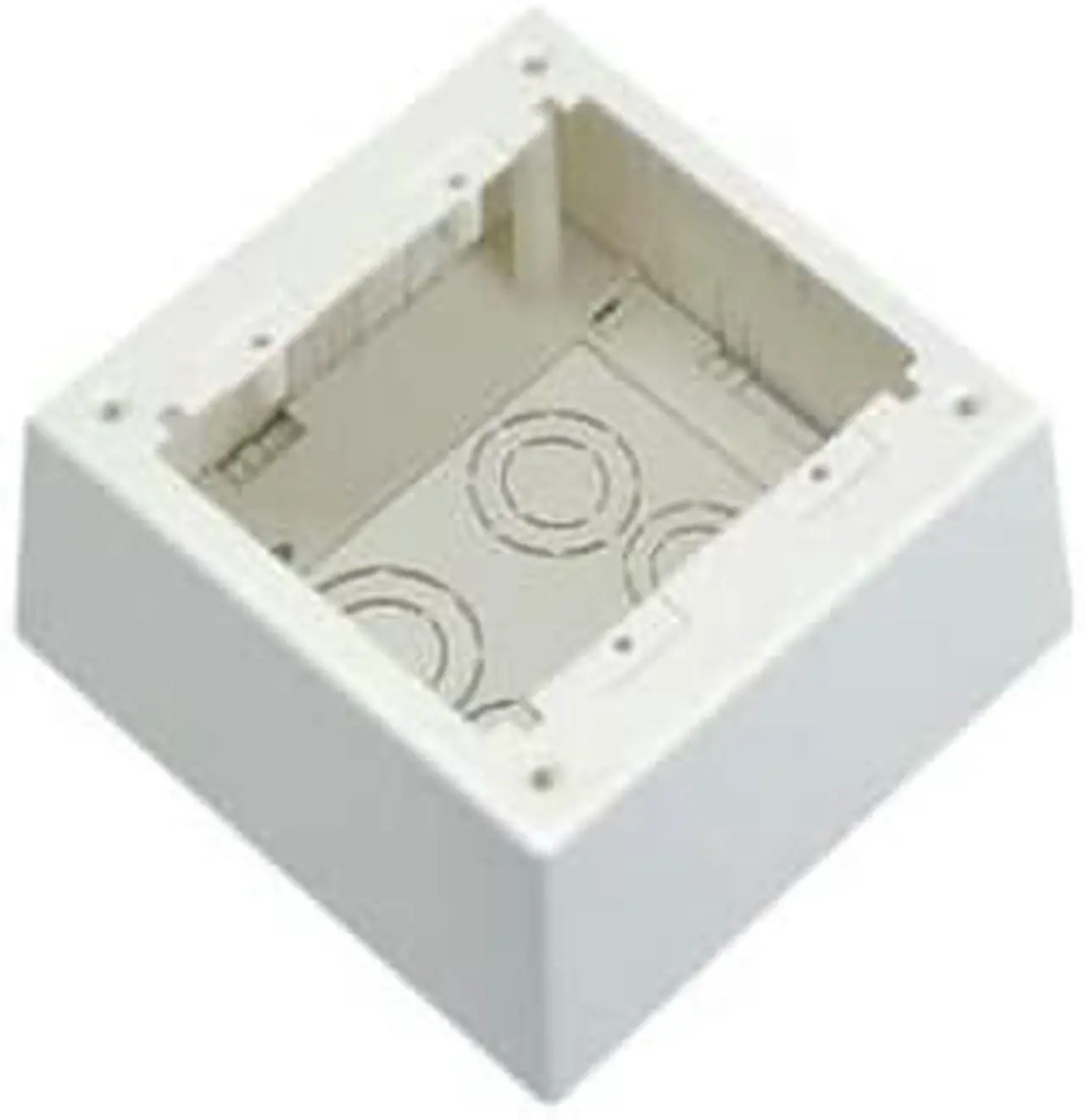 Alt view image 9 of 10 - PANDUIT JBP2DIW Junction Box, Gang, 2 Gang, PVC