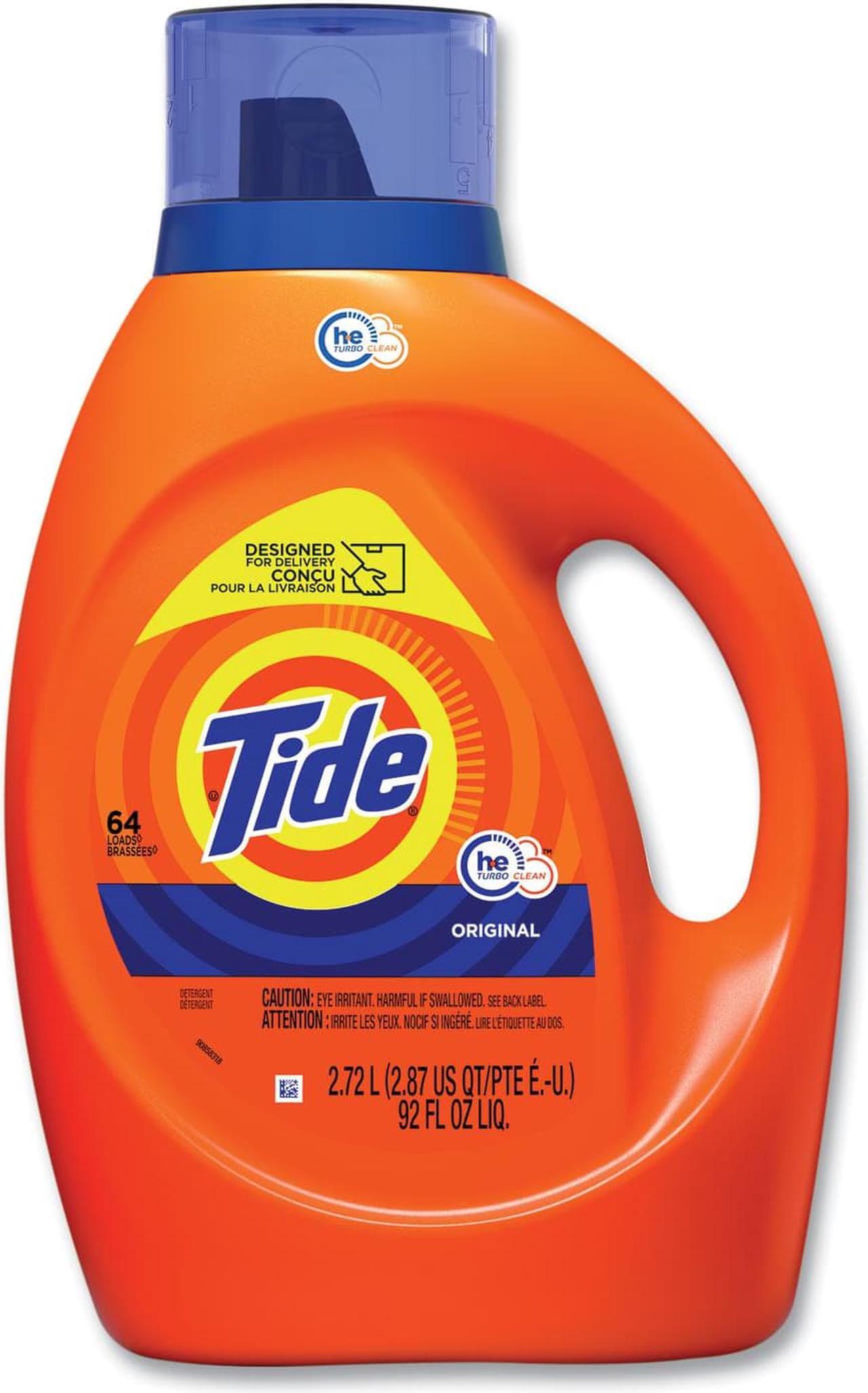 Alt view image 2 of 4 - Tide Laundry Detergent Liquid Soap, High Efficiency (HE), Original Scent, 64 Loads
