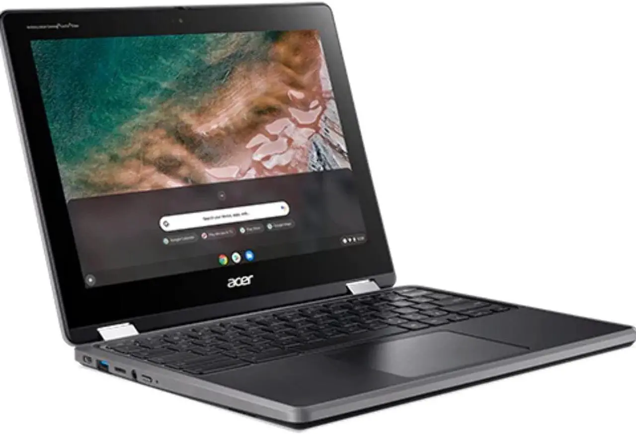 Alt view image 2 of 20 - Acer Chromebook Spin 512 R853TA R853TA-P3R1 12" Touchscreen 2 in 1 Chromebook - HD+ - 1366 x 912 - Intel Pentium Silver N6000 Quad-core (4 Core) 1.10 GHz - 8 GB RAM - 64 GB Flash Memory - Chrome