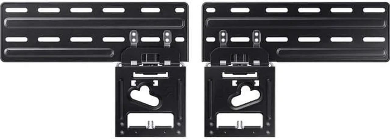 Alt view image 2 of 13 - samsung slim fit tv wall mount, compatible w/ 43- 85 q series, crystal uhd series televisions, easy installation, blends w/ any interior, minimalist look, wmn-b50eb/za, 2022, black