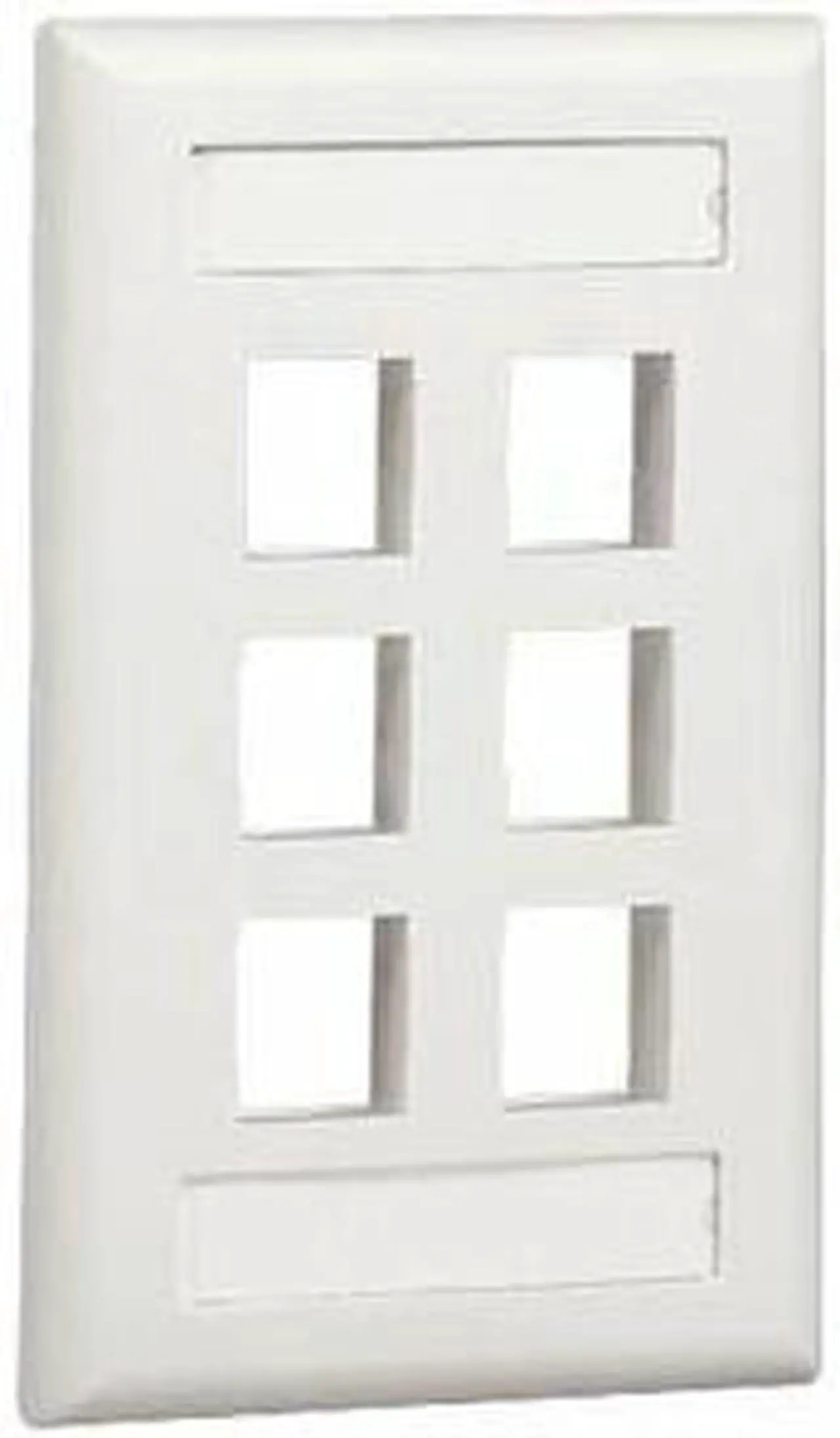 Alt view image 2 of 10 - PANDUIT 6 Socket NetKey Faceplate