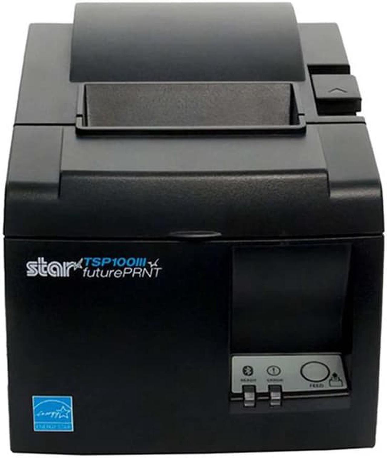 Star Micronics TSP143IIIBi2 GY US, Auto Cutter, Bluetooth for Android, iOS and Windows