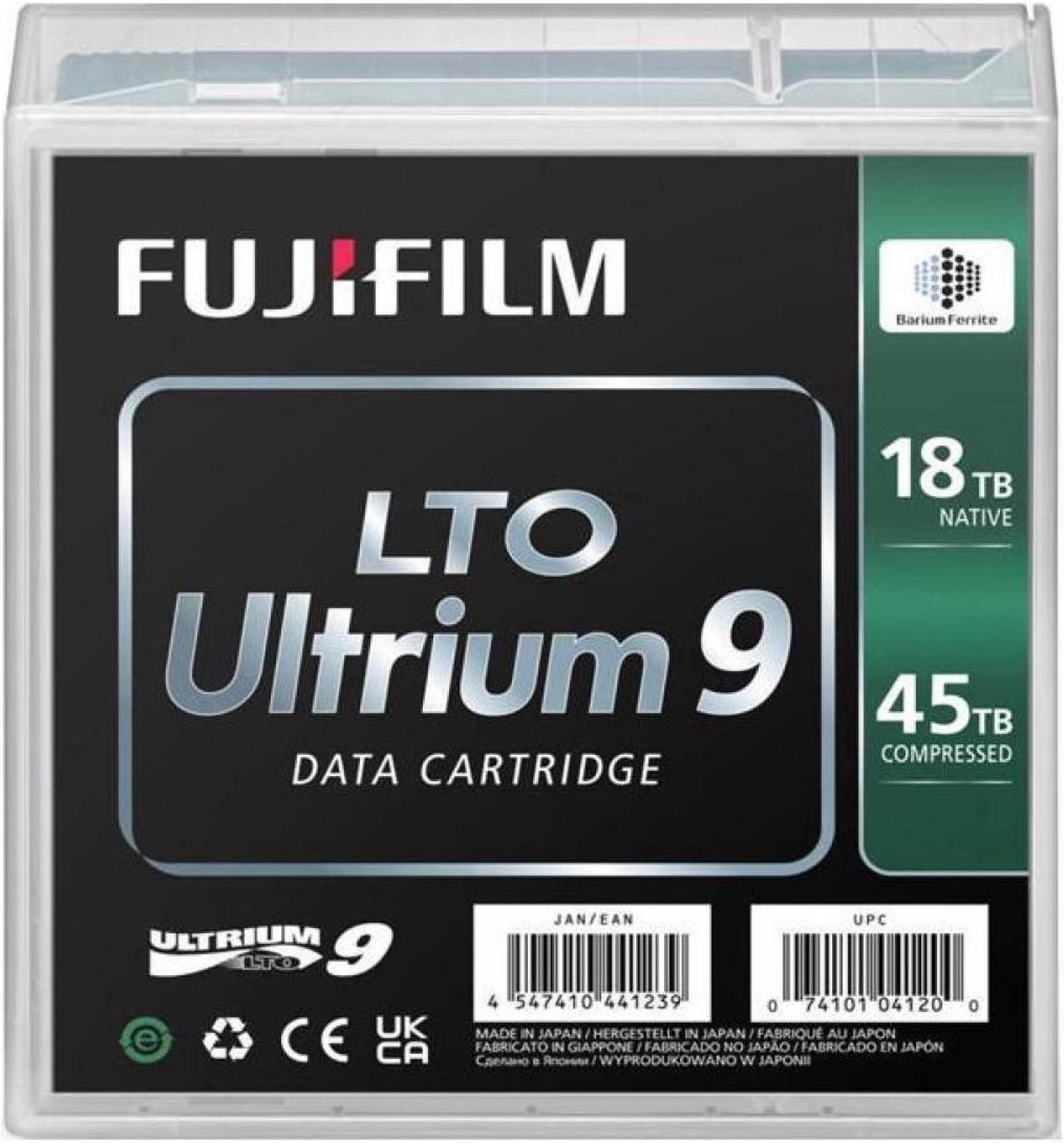 Fujifilm LTO Ultrium9 18TB Native 45TB Compressed Tape Cartridge w/Case 16659047