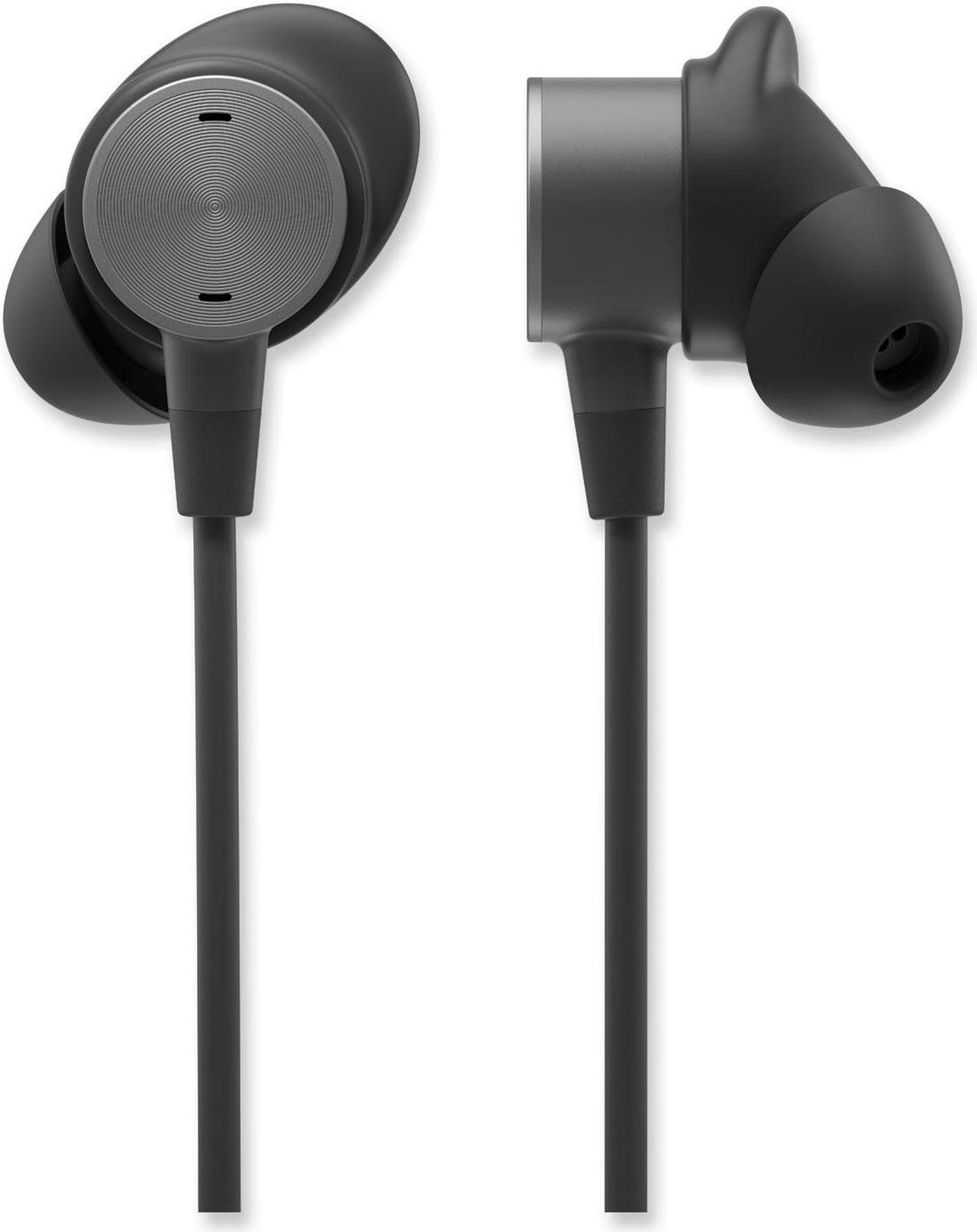 Logitech Graphite 981-001012 Zone Wired Earbuds - Graphite