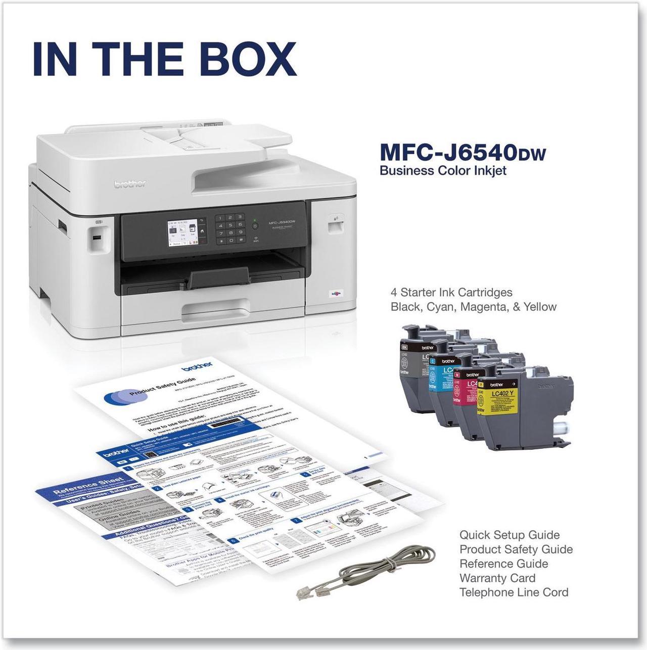 Brother MFC-J6540DW Business Color All-in-One Inkjet Printer