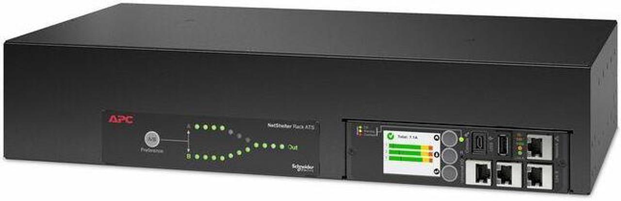 Alt view image 2 of 3 - APC by Schneider Electric NetShelter Automatic Transfer Switch - 16 x NEMA 5-20R - 30 A
