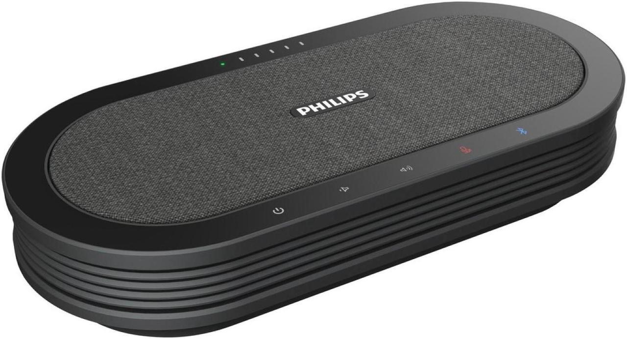 Alt view image 8 of 8 - Philips SmartMeeting Bluetooth Speakerphone with Sembly AI Meeting Assistant Dark Gray (PSE0501)